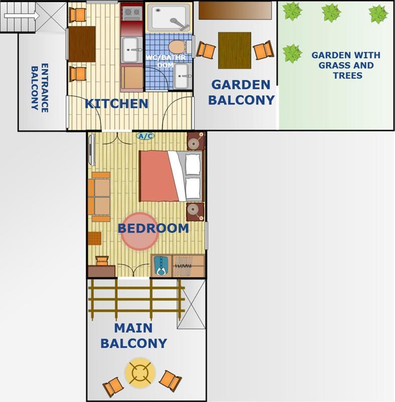 פלאקיאס Mirthios-Hill Apartments מראה חיצוני תמונה